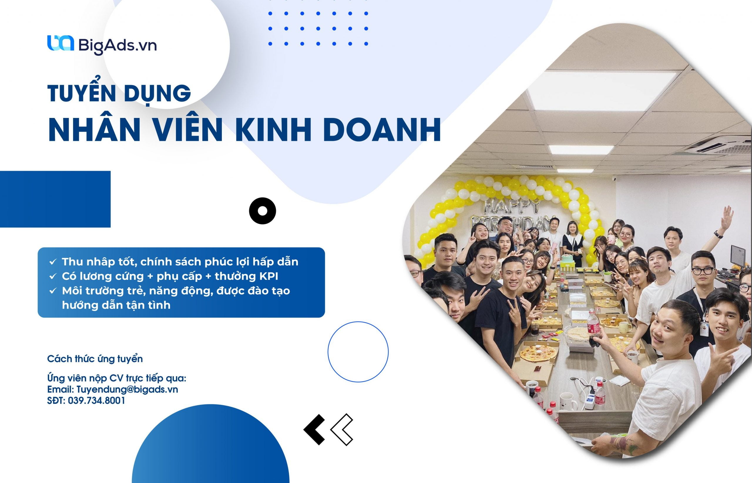 tuyển dụng nhân viên kinh doanh bigads