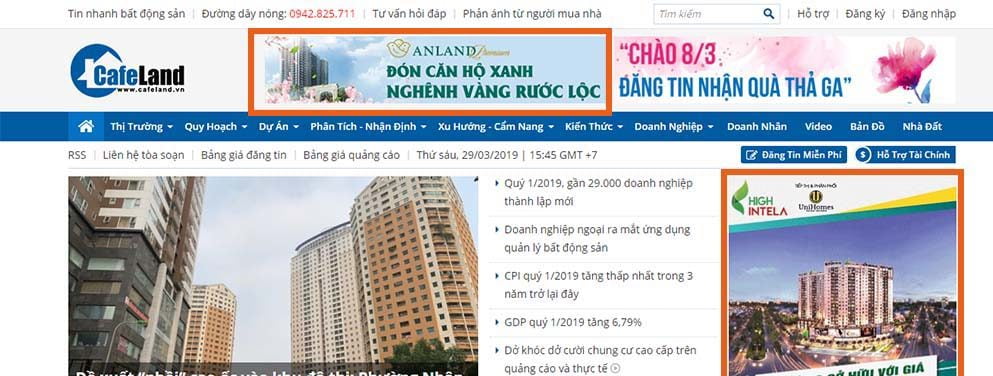 quảng cáo google adwords bất động sản